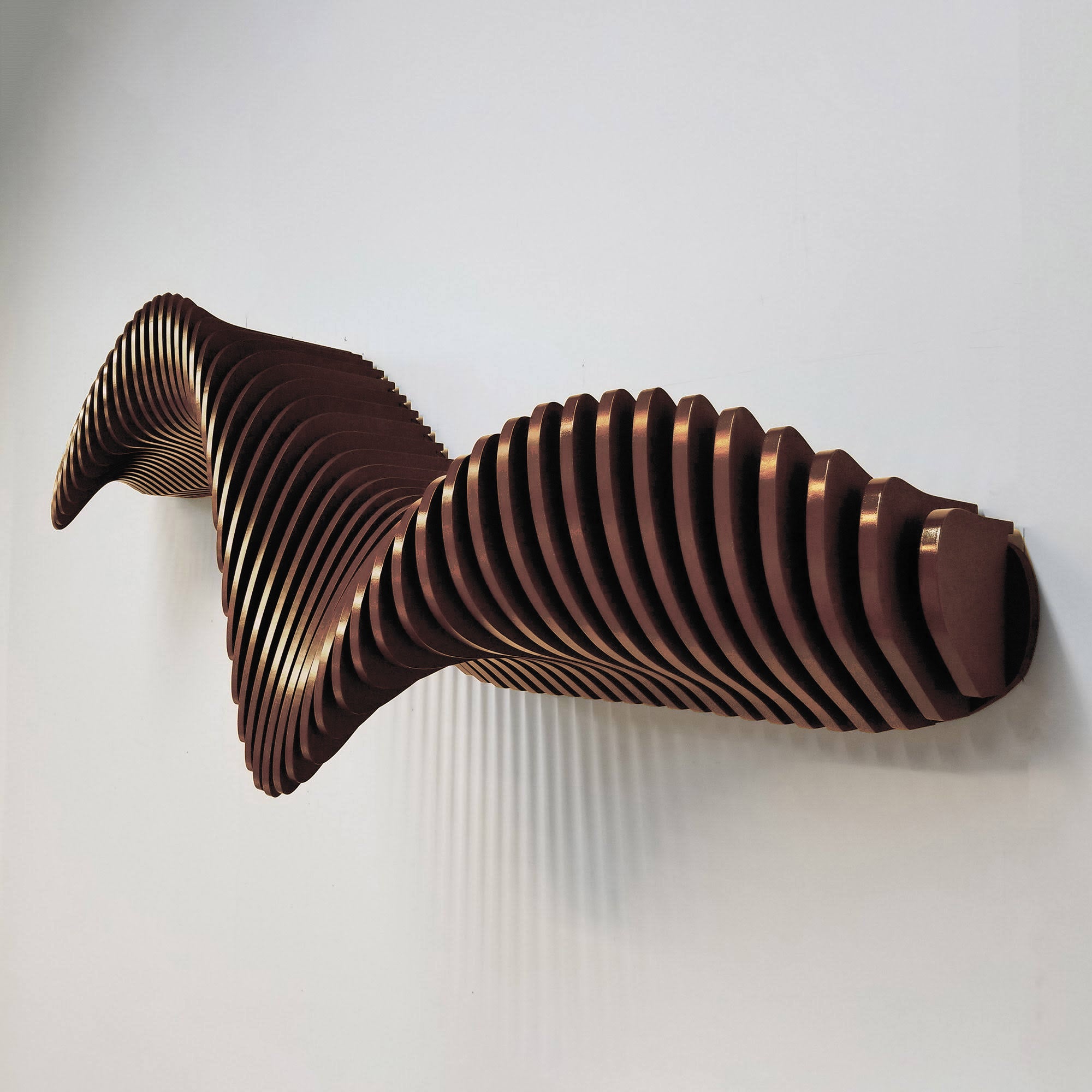 Anura Parametric Wall Mounted Floating Shelf